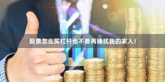 股票怎么买杠杆也不要再骚扰我的家人！